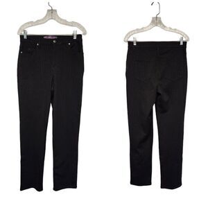 Gloria Vanderbilt Women's Striped Jeggings Slim Straight-Leg Size 8